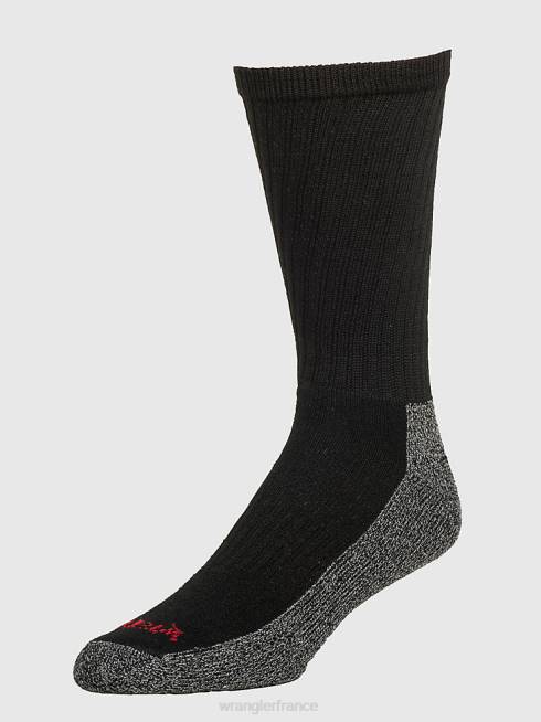 Wrangler Hommes chaussettes de travail Performance Crew (paquet de 6) PN28D721 accessoires noir (112318620)