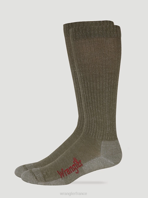 Wrangler Hommes chaussettes occidentales en laine mérinos PN28D717 accessoires bronzage (112318156)