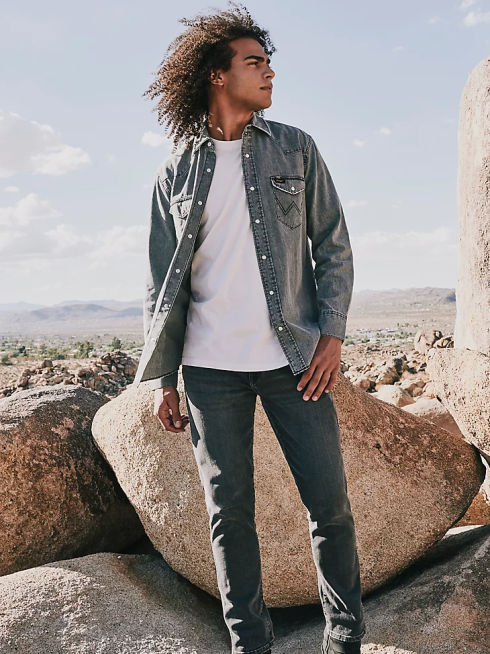 Wrangler Hommes 20x non. Jean 44 coupe slim à jambe droite PN28D51 vêtements mcallen (44mwxma)