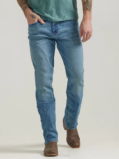 Wrangler Hommes 20x non. Jean 44 coupe slim à jambe droite PN28D57 vêtements éperon cassé (112330346)