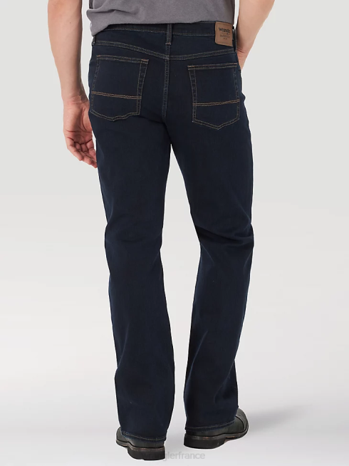 Wrangler Hommes Authentics - Jean bootcut coupe décontractée PN28D124 vêtements port sombre (10zm4rbdh)