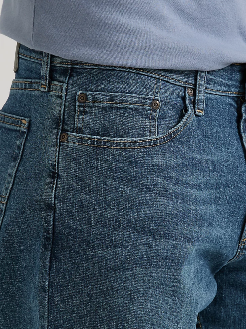 Wrangler Hommes Authentics - Jean flex confortable coupe décontractée PN28D199 vêtements fumée (zm3cssm)