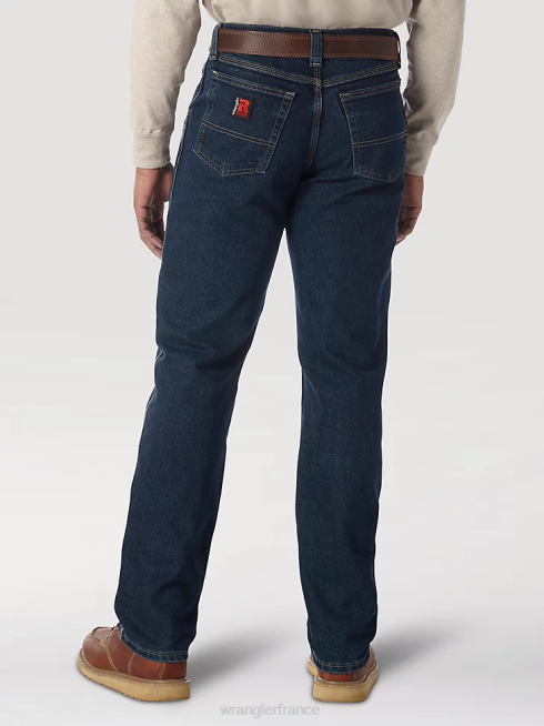 Wrangler Hommes Jean cinq poches confort avancé riggs workwear PN28D668 vêtements teinte foncée (3wac5dt)