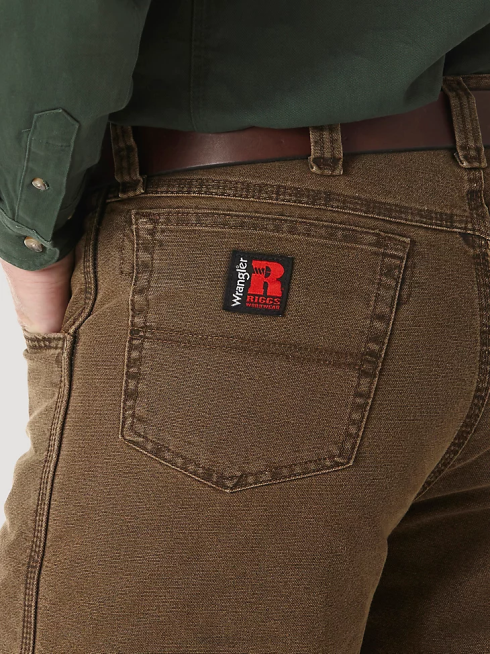 Wrangler Hommes Jean cinq poches doublé matelassé riggs workwear PN28D192 vêtements marron nuit (3w055nb)