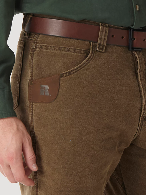 Wrangler Hommes Jean cinq poches doublé matelassé riggs workwear PN28D192 vêtements marron nuit (3w055nb)