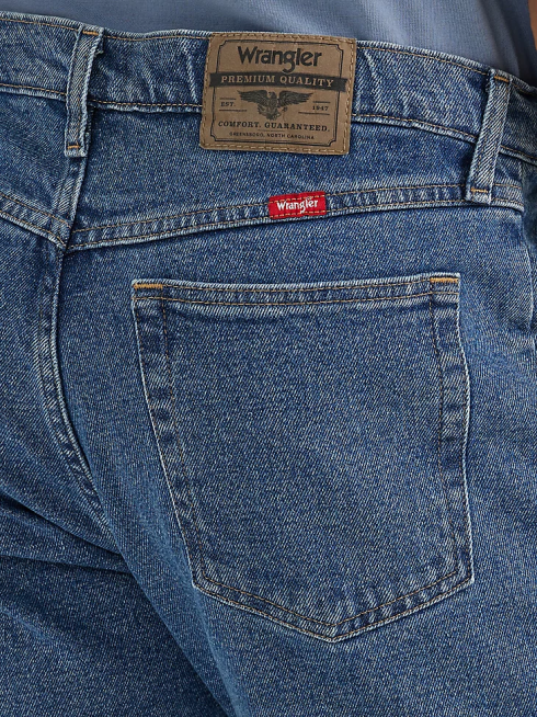 Wrangler Hommes Jean cinq étoiles de qualité supérieure, flexible pour plus de confort, coupe classique. PN28D138 vêtements bleu crépuscule (96fxvdb)