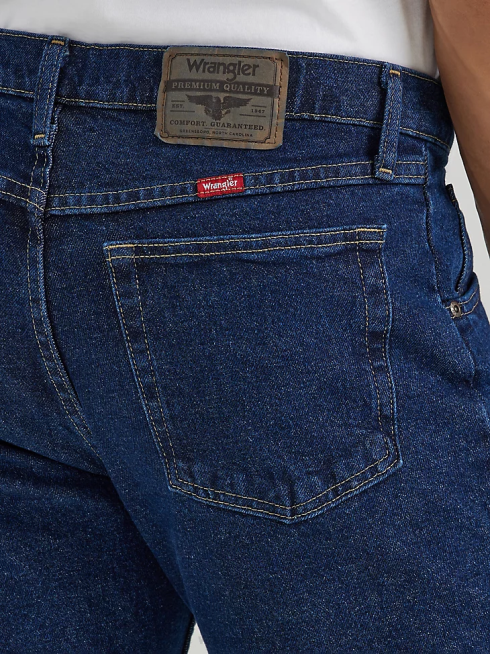 Wrangler Hommes Jean cinq étoiles de qualité supérieure, flexible pour plus de confort, coupe classique. PN28D140 vêtements minuit flex (96fxvmf)