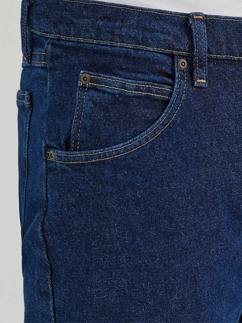 Wrangler Hommes Jean cinq étoiles de qualité supérieure, flexible pour plus de confort, coupe classique. PN28D140 vêtements minuit flex (96fxvmf)