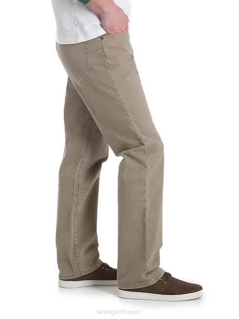 Wrangler Hommes Jean cinq étoiles de qualité supérieure, flexible pour plus de confort, coupe classique. PN28D142 vêtements kaki (96fxvkh)