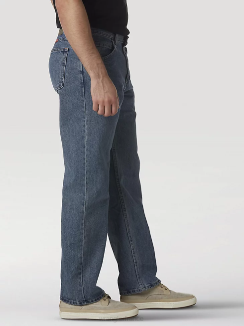 Wrangler Hommes Jean coupe décontractée en denim cinq étoiles de qualité supérieure PN28D89 vêtements millésime (97601vr)