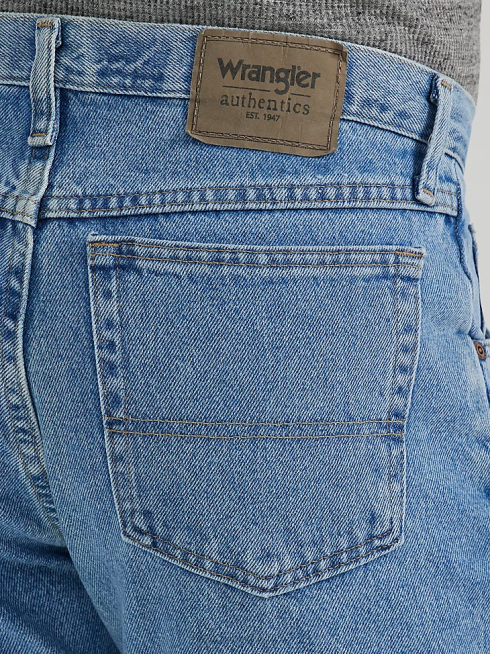 Wrangler Hommes authentiques jean coupe classique en coton PN28D148 vêtements lavage à la pierre léger (10zm100ls)