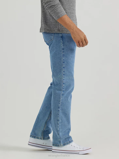 Wrangler Hommes authentiques jean coupe classique en coton PN28D148 vêtements lavage à la pierre léger (10zm100ls)