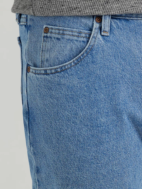 Wrangler Hommes authentiques jean coupe classique en coton PN28D148 vêtements lavage à la pierre léger (10zm100ls)