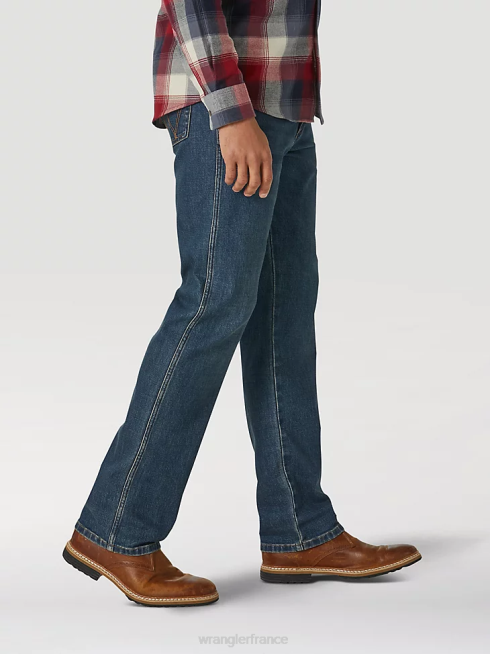 Wrangler Hommes flex météo n'importe quoi - Jean coupe droite slim PN28D178 vêtements bronco (mgw88bo)