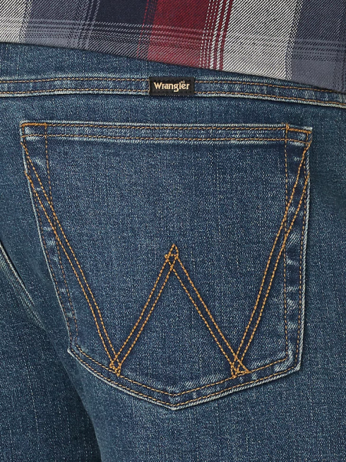 Wrangler Hommes flex météo n'importe quoi - Jean coupe droite slim PN28D178 vêtements bronco (mgw88bo)