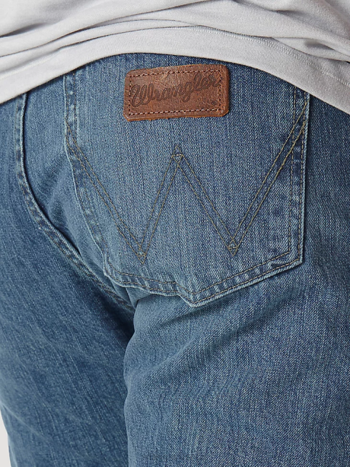 Wrangler Hommes jean bootcut coupe slim rétro PN28D9 vêtements porté (77mwzwo)