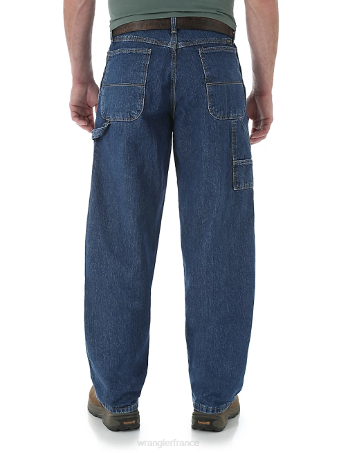 Wrangler Hommes jean charpentier PN28D94 vêtements lavage à la pierre (mgw40sw)