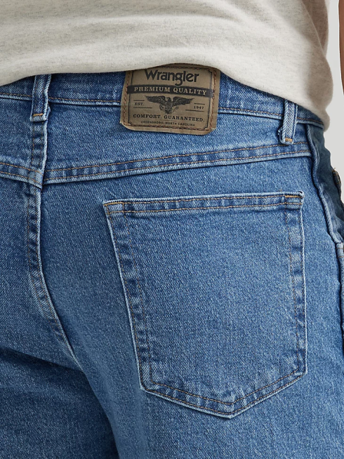 Wrangler Hommes jean coupe confort série Comfort Solutions PN28D110 vêtements flex léger (855waql)