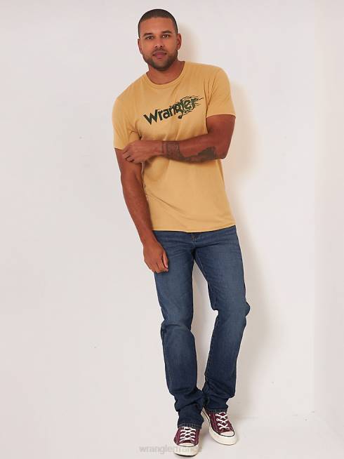 Wrangler Hommes jean droit coupe slim rétro PN28D24 vêtements équipe de nuit (112325734)