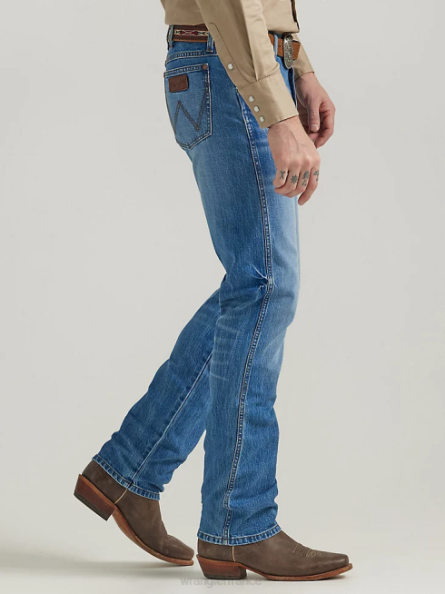 Wrangler Hommes jean droit coupe slim rétro PN28D28 vêtements acres de diamants (112330336)