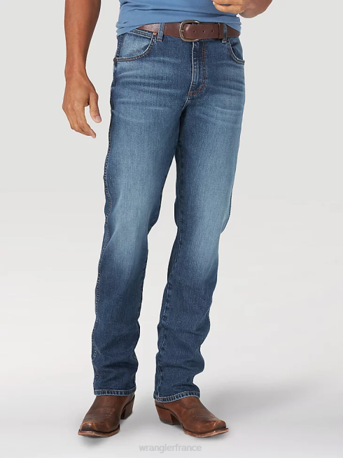 Wrangler Hommes jean droit coupe slim rétro PN28D29 vêtements Cleburn (88mwzcb)