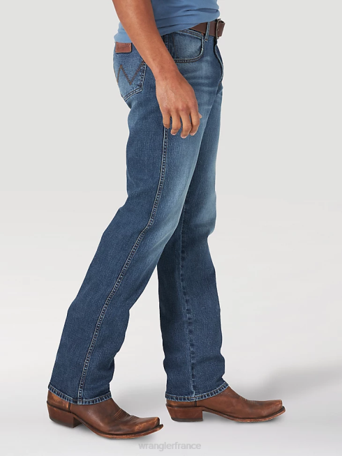 Wrangler Hommes jean droit coupe slim rétro PN28D29 vêtements Cleburn (88mwzcb)