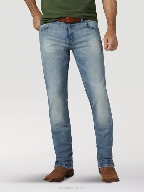 Wrangler Hommes jean droit coupe slim rétro PN28D31 vêtements jacksboro (88mwzjk)