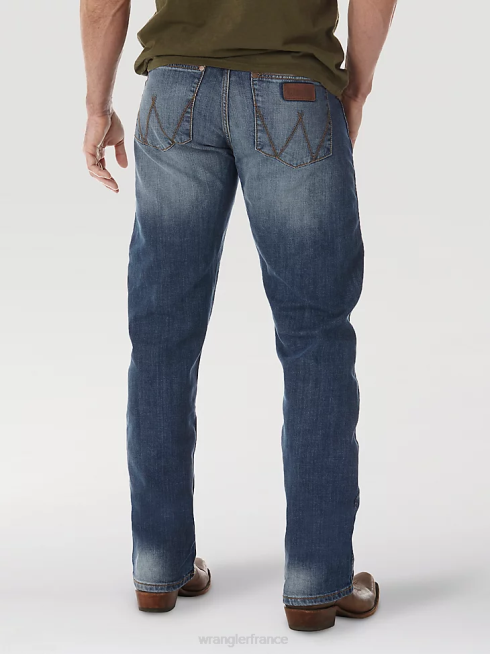 Wrangler Hommes jean droit coupe slim rétro PN28D34 vêtements peuplier (wlt88cw)