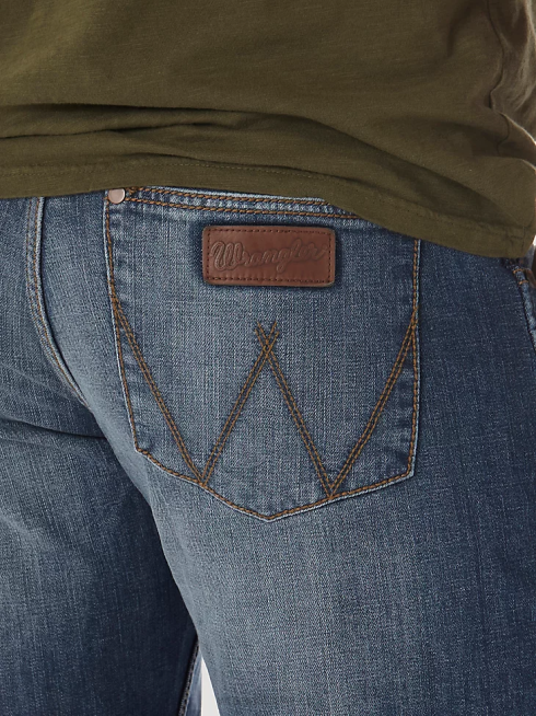 Wrangler Hommes jean droit coupe slim rétro PN28D34 vêtements peuplier (wlt88cw)
