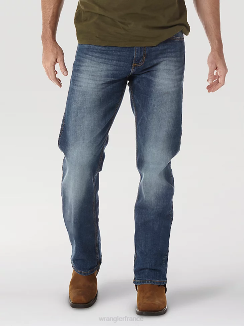 Wrangler Hommes jean droit coupe slim rétro PN28D34 vêtements peuplier (wlt88cw)