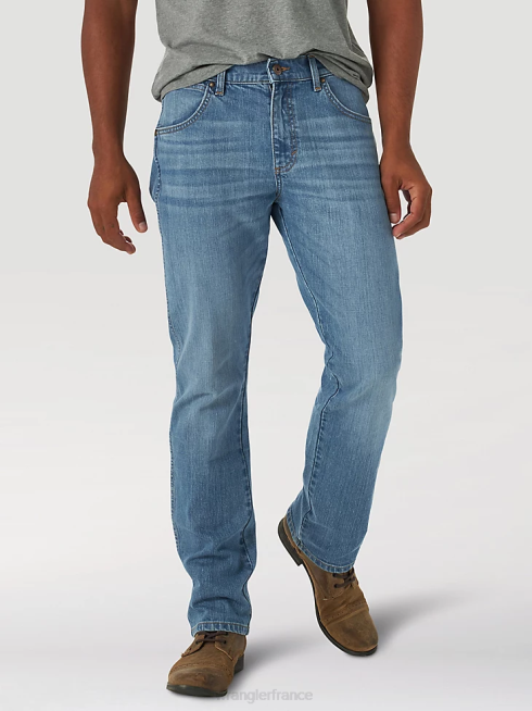 Wrangler Hommes jean droit slim PN28D179 vêtements canard (mgw88dk)