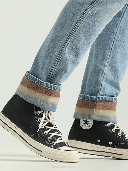 Wrangler Hommes jean flex coupe athlétique PN28D174 vêtements déchiqueté (mgw16jg)