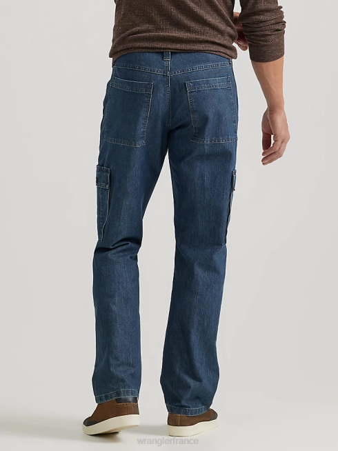 Wrangler Hommes jean flex coupe athlétique PN28D174 vêtements déchiqueté (mgw16jg)