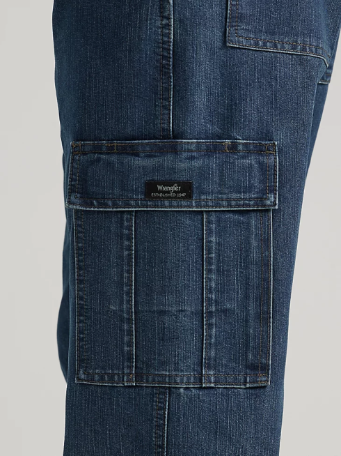 Wrangler Hommes jean flex coupe athlétique PN28D174 vêtements déchiqueté (mgw16jg)