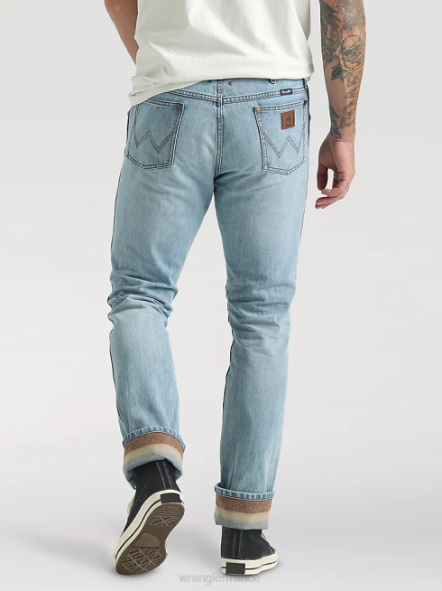 Wrangler Hommes jean flex coupe athlétique PN28D174 vêtements déchiqueté (mgw16jg)