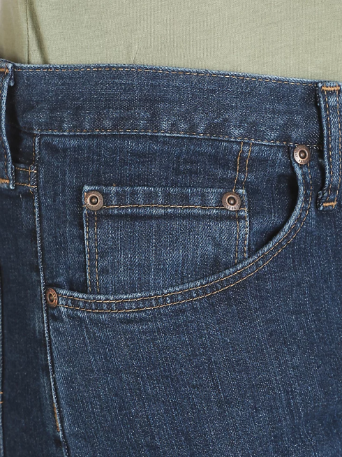 Wrangler Hommes jean flex coupe classique authentiques PN28D126 vêtements indigo foncé (10zm100id)