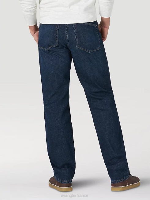 Wrangler Hommes jean flex coupe décontractée PN28D169 vêtements indigo noirci (mgw15bi)