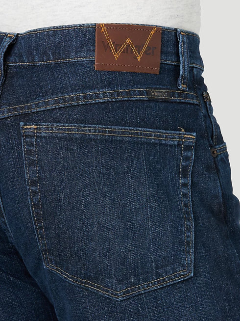 Wrangler Hommes jean flex coupe décontractée PN28D169 vêtements indigo noirci (mgw15bi)