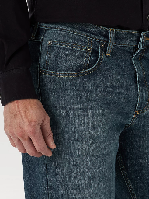Wrangler Hommes jean flex coupe décontractée PN28D172 vêtements marin (mgw15ma)