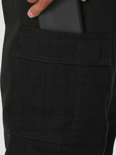 Wrangler Hommes Authentics - Pantalon cargo décontracté PN28D245 vêtements noir (10zm6lgbl)