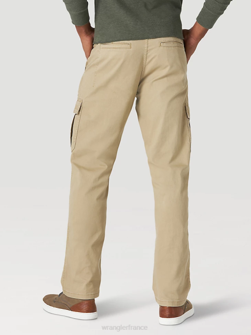 Wrangler Hommes Authentics - Pantalon cargo extensible décontracté PN28D232 vêtements bois d'orme (10zm7abew)