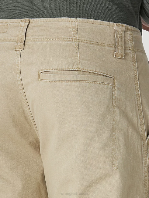 Wrangler Hommes Authentics - Pantalon cargo extensible décontracté PN28D232 vêtements bois d'orme (10zm7abew)