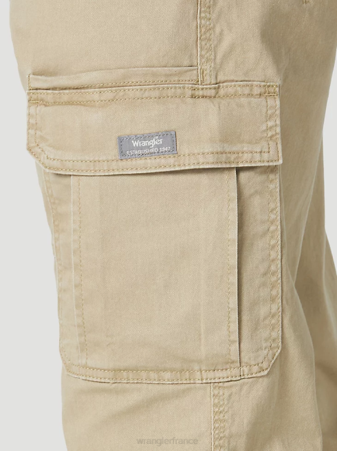 Wrangler Hommes Authentics - Pantalon cargo extensible décontracté PN28D232 vêtements bois d'orme (10zm7abew)