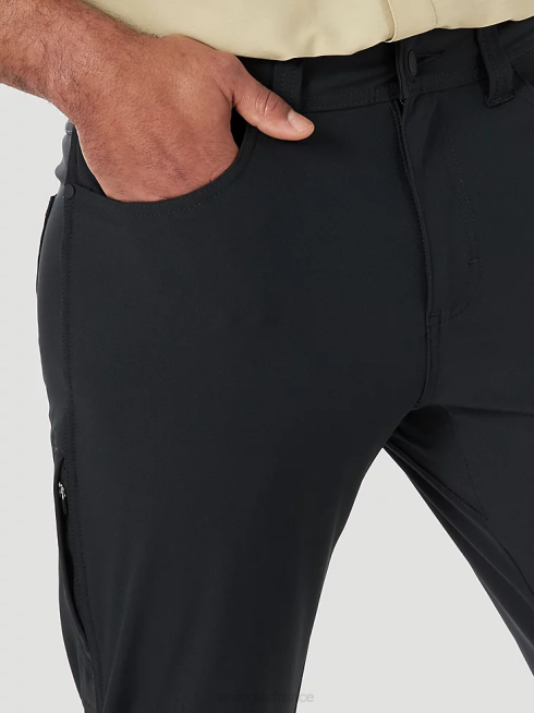 Wrangler Hommes atg fwds pantalon cinq poches PN28D254 vêtements noir de jais (ns808jb)