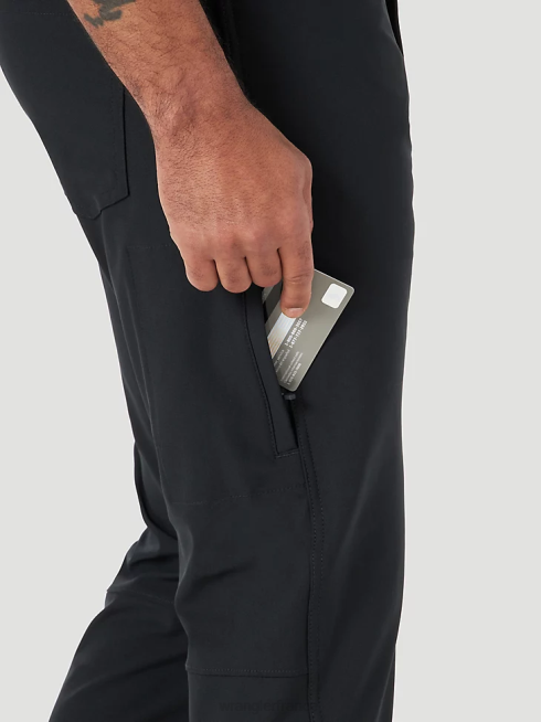 Wrangler Hommes atg fwds pantalon cinq poches PN28D254 vêtements noir de jais (ns808jb)