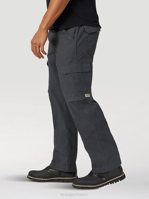 Wrangler Hommes pantalon cargo PN28D211 vêtements anthracite (mgw90ah)