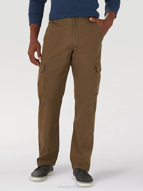Wrangler Hommes pantalon cargo PN28D213 vêtements bronze (10mgw90bo)