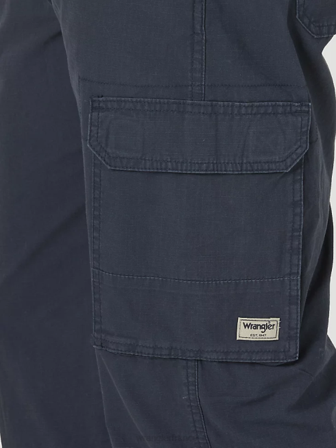 Wrangler Hommes pantalon cargo PN28D216 vêtements marine (mgw90nv)