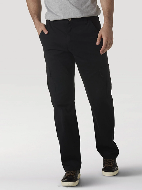 Wrangler Hommes pantalon cargo en sergé Legacy PN28D248 vêtements noir (70lewbl)