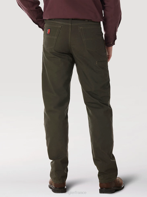 Wrangler Hommes pantalon de technicien en vêtements de travail riggs PN28D661 vêtements loden (3w045ld)